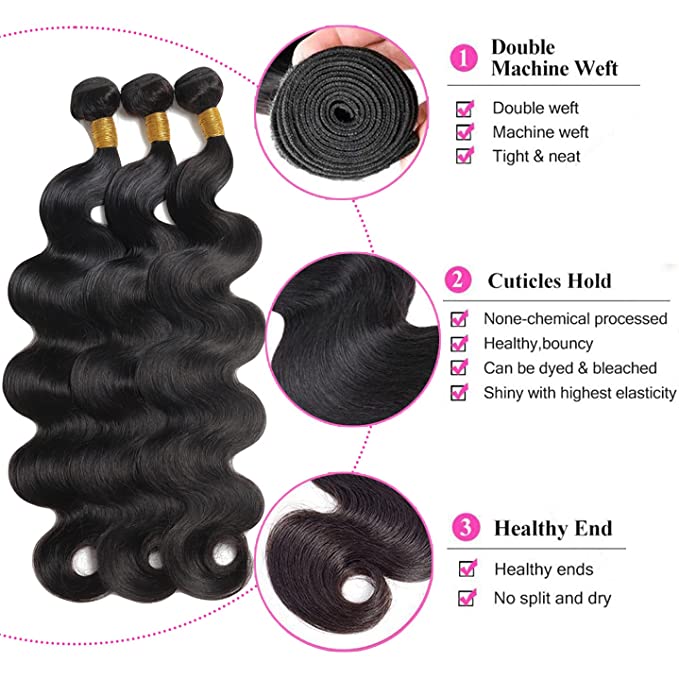 Body Wave 12A Malaysian Virgin Bundles