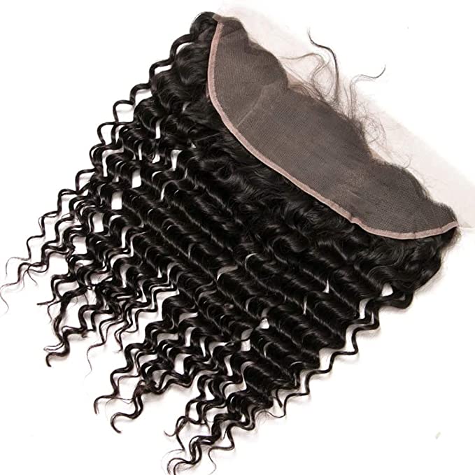Deep Wave Virgin Human Hair 13X4 Lace Frontal