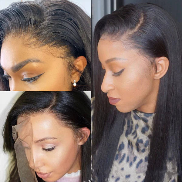 Straight 210% HD Virgin Hair Lace Wig Full Frontal 13x4