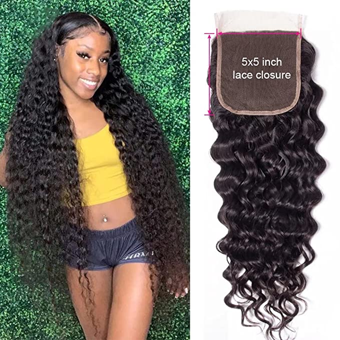 Bohemian Virgin Human Hair 5X5 HD Lace Closure